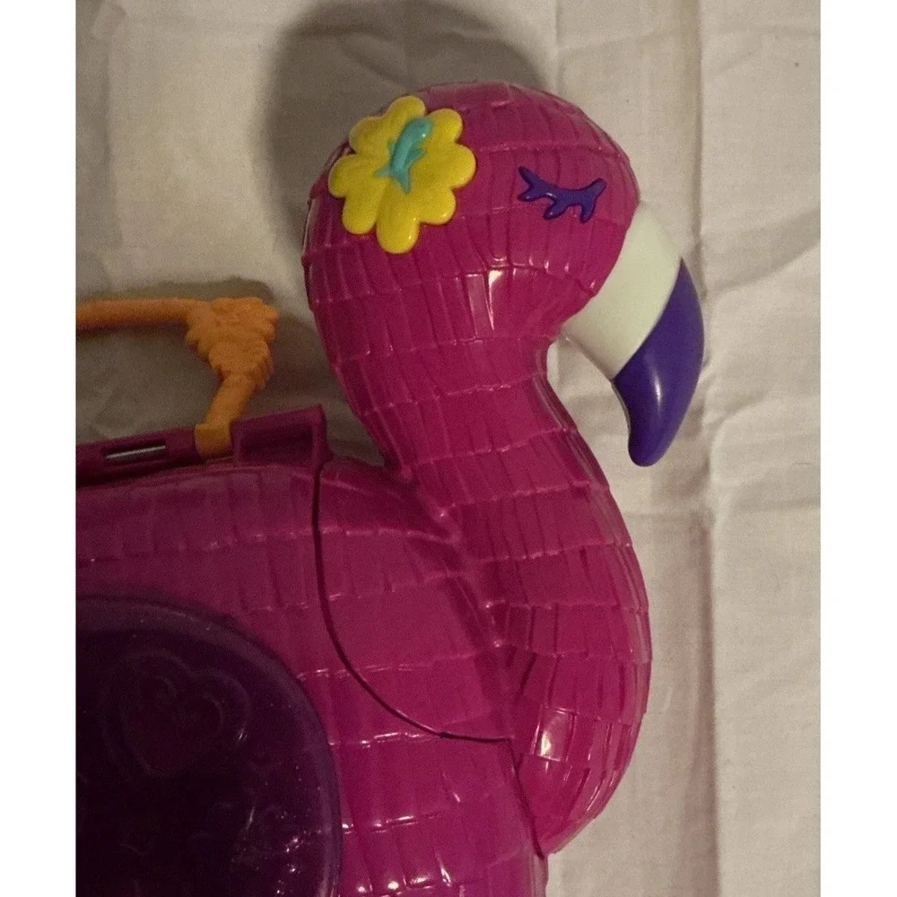 Polly Pocket Flamingo Party Large Playset With 1 Doll And‎ A Seal